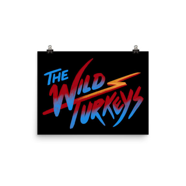 Strum and The Wild Turkeys Logo Poster - Image 3