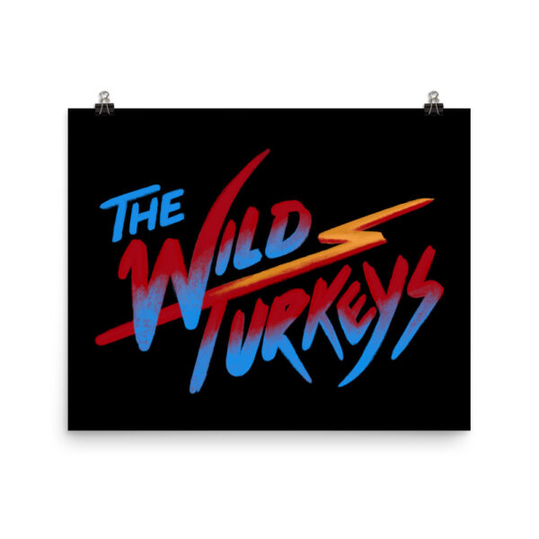 Strum and The Wild Turkeys Logo Poster - Image 7