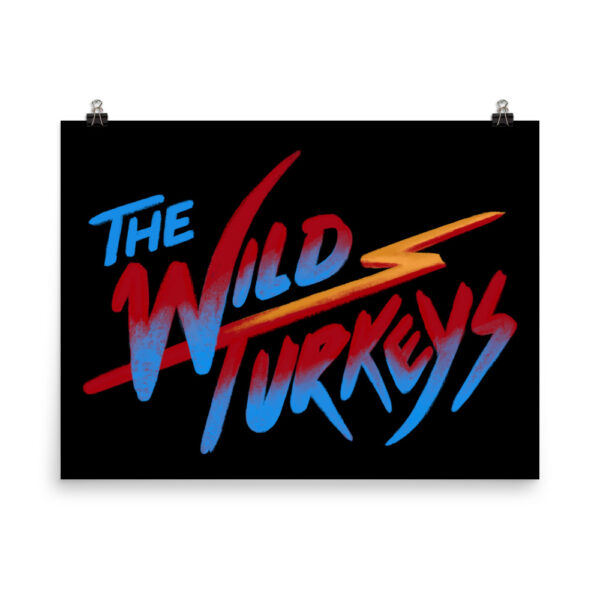 Strum and The Wild Turkeys Logo Poster - Image 9