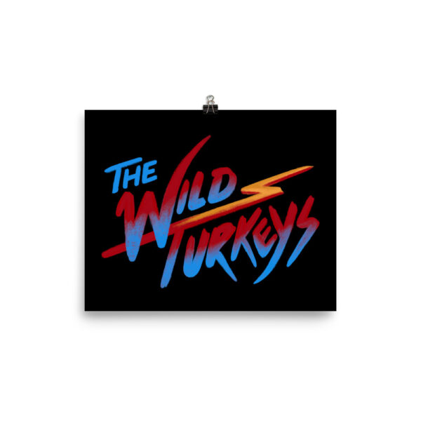 Strum and The Wild Turkeys Logo Poster - Image 10